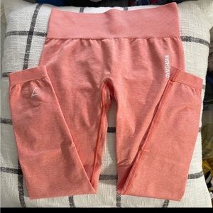 Gymshark Adapt Marl Seamless Leggings Orange